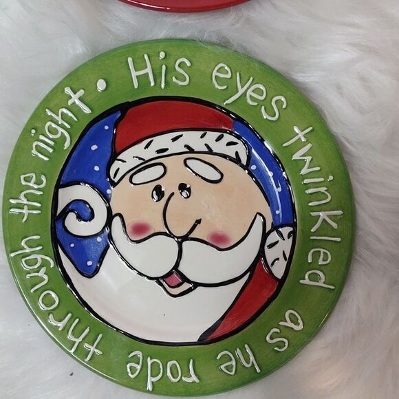 Nicole Engblom Set Of 4 Christmas Plates - Picture 6 of 7